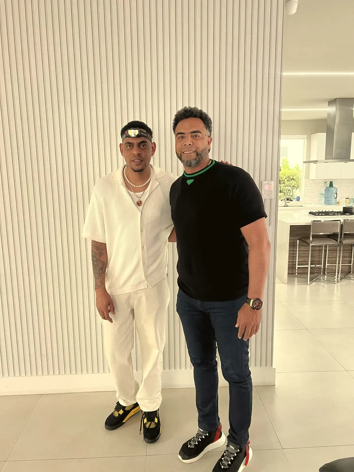 Cliente de Oriam en la barbería